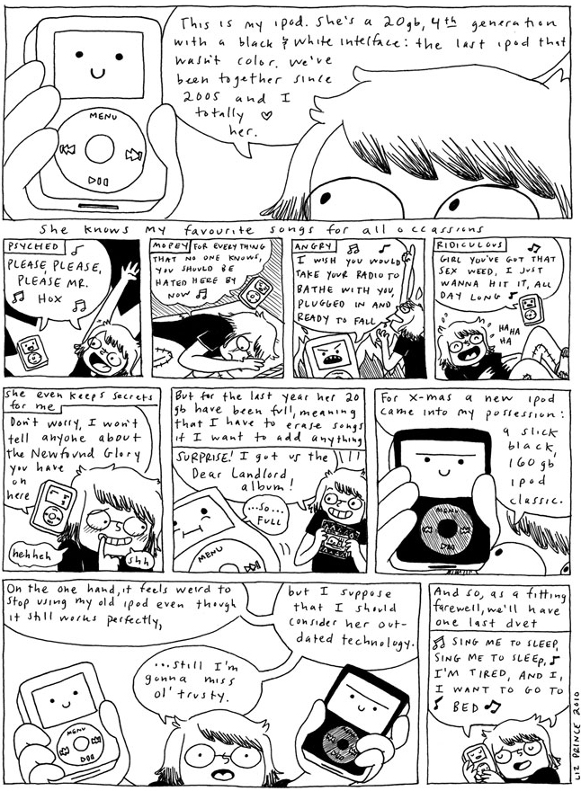Liz Prince — Comic About iPods