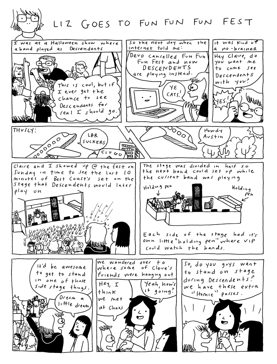 Liz Prince — Fun Fun Fun Fest