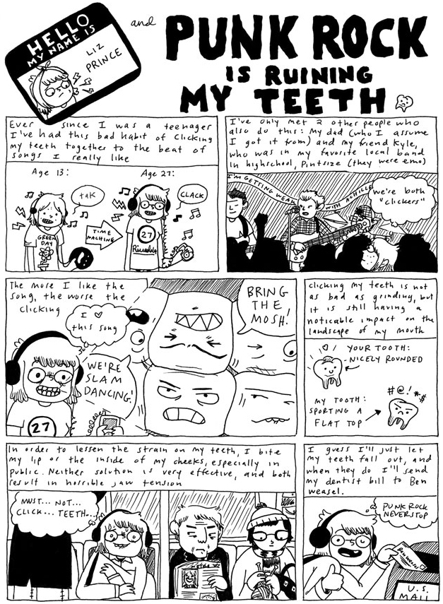 Liz Prince — Punk Rock Is Ruining My Teeth