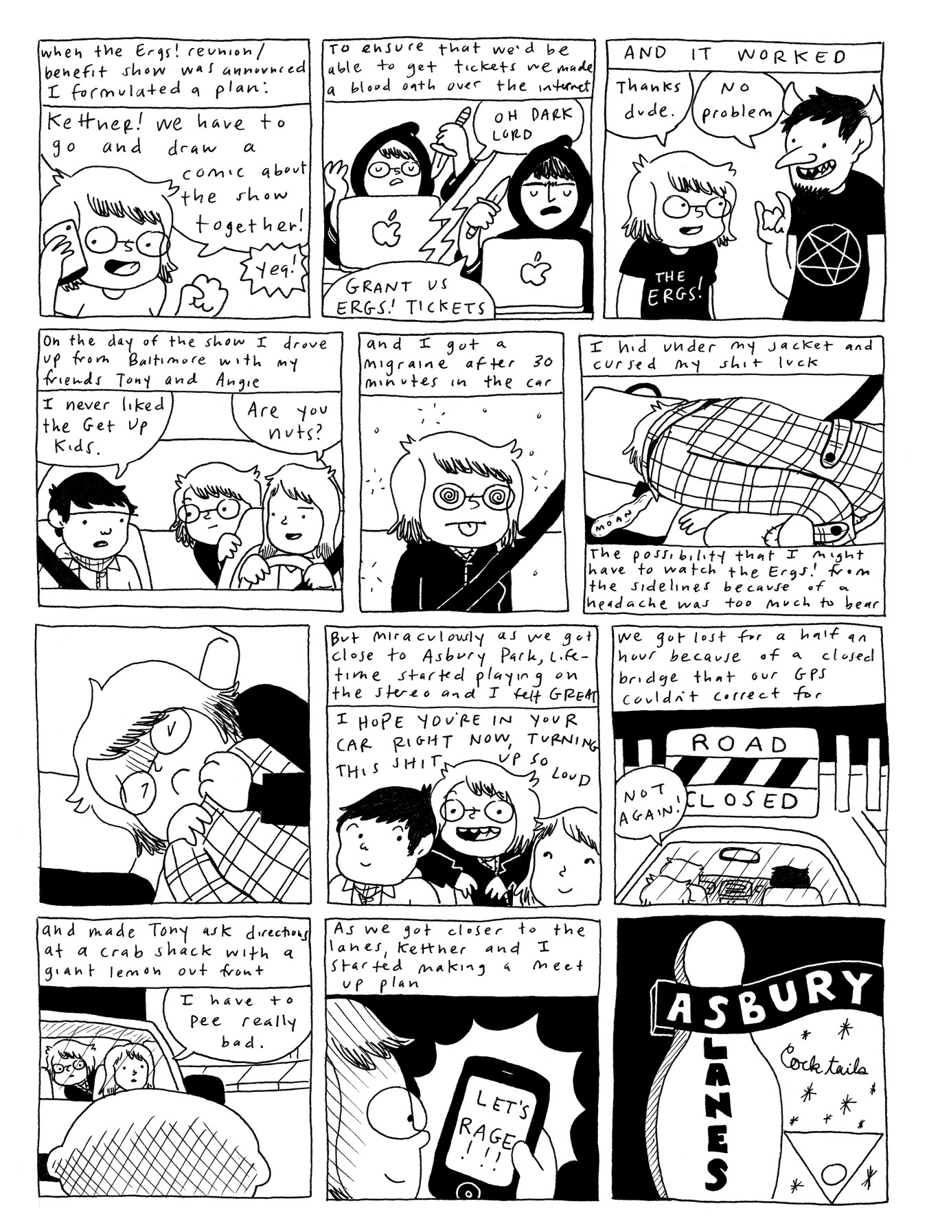 Liz Prince — The Ergs Reunion Part One