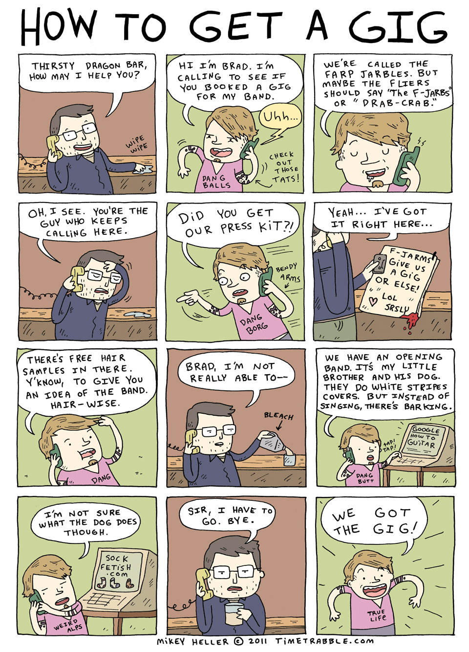 Mikey Heller — How to Get a Gig